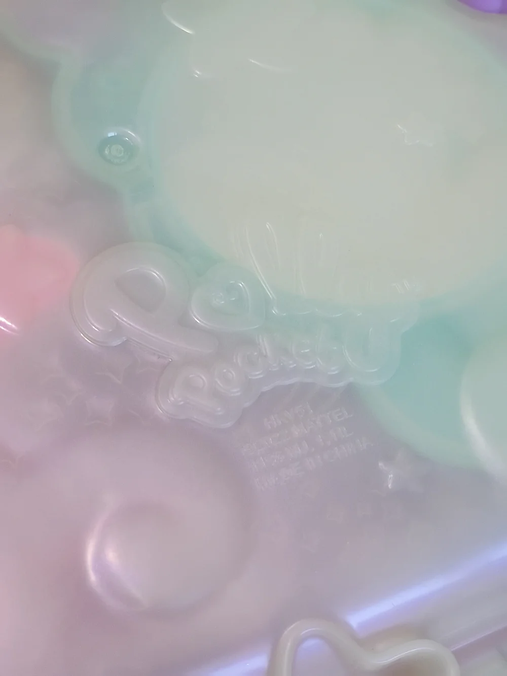 2022 Mattel Polly Pocket Rainbow Unicorn Salon Compact Case ONLY - No Figures